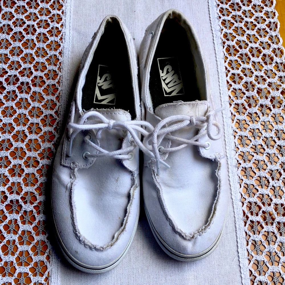 Vans White Shoes!
